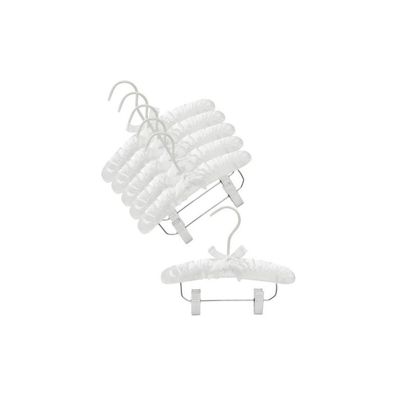 Hangers With Clips for Skirt/Pants, White