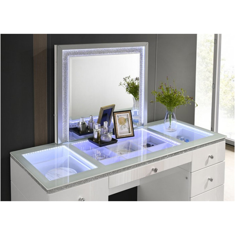Bureau de coiffeuse avec miroir Jethroe