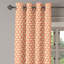 Rideau de fenêtre décoratif orange à 2 panneaux Latitude Run®, 50 po x 84 po, ivoire orange pâle-106353328