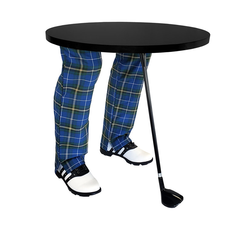 Table de bout abstraite, Noir