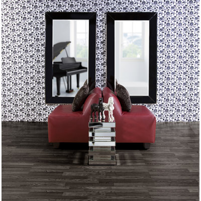 Abdull Wood Flat Mirror