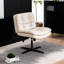 Fauteuil de bureau de grande taille sans accoudoirs, fauteuil de coiffeuse sans roulettes