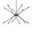 12 - Light Dimmable Sputnik Modern Linear Chandelier-33366813