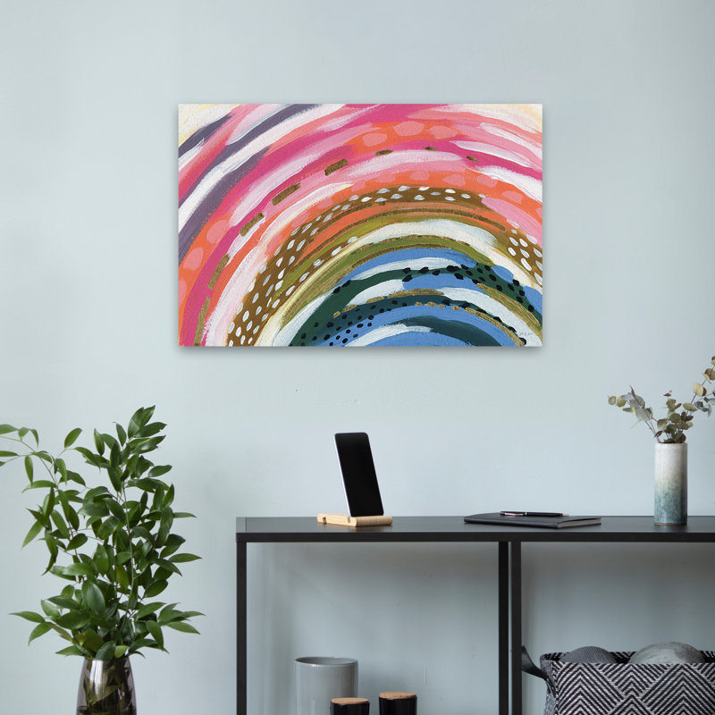Arches abstraites - Rainbow Splash, H 16 po x l 24 po