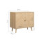 Mardell 2 Drawer Sideboard 80CM Width - Herringbone/Chevron effect-129067795
