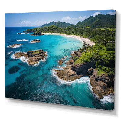 «Virpi Caraibe Paradise Found III», reproduction sur toile