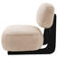 Chaise d'appoint rembourrée Ruthan Chameau