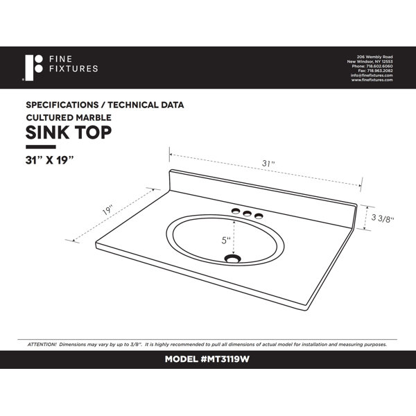 Dimensions du produit