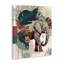 Éléphant et feuilles tropicales, art mural par Fab Funky-576789366