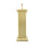 Acctim Althorp Mantel Clock Radio Controlled Quartz Polished Metal Carriage Clock Gold