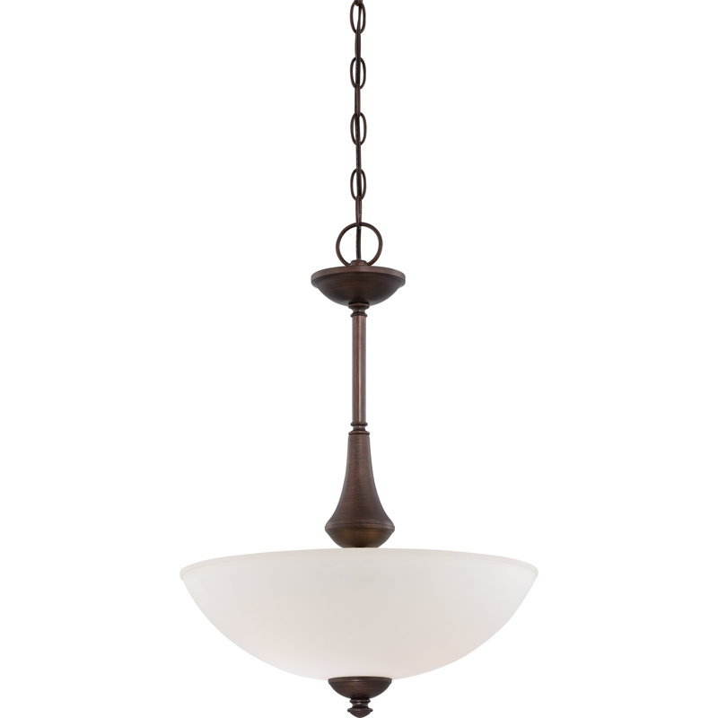 Minidoka 3 - Light Unique/Statement Pendant, Prairie Bronze, A19