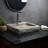 AA Warehousing Anthony 18'' Blue Travertine Stone Rectangular Bathroom Sink