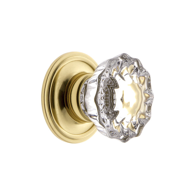 Versailles Round Knob, Polished Brass