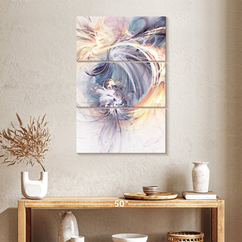Avery abstrait esprit licorne, H 38 po x l 24 po