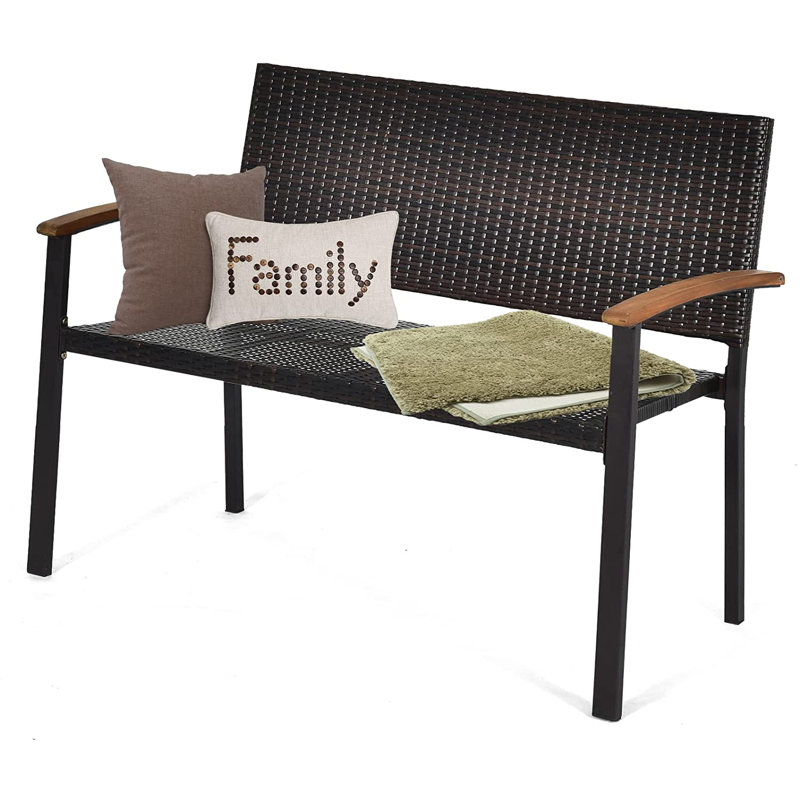 Lovill Rattan Bench