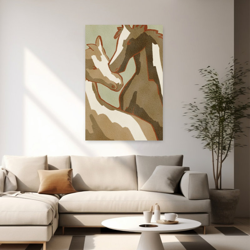 Art mural cheval