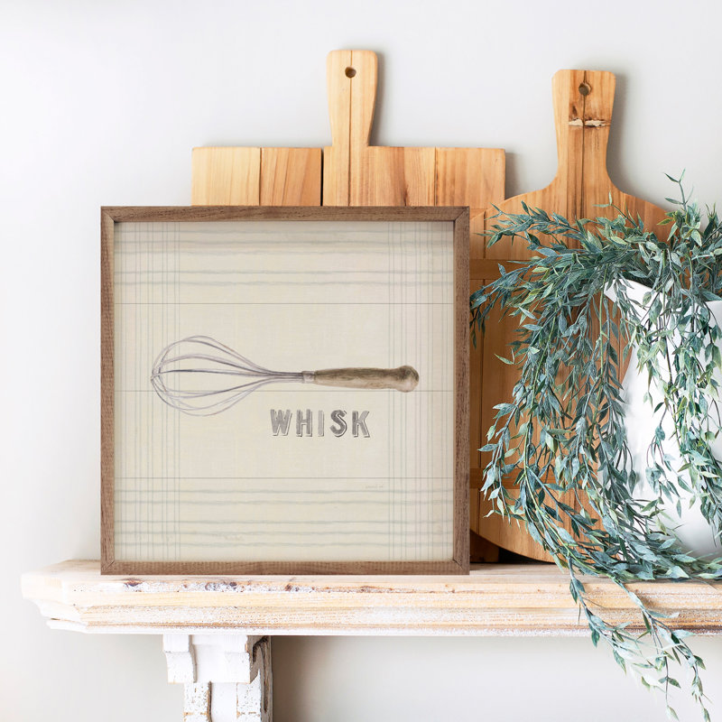 Fouet Floursack Kitchen Sign IV par Danhui Nai, H 4 po x l 4 po