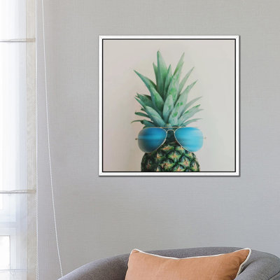 Pineapple In Paradise by Chelsea Victoria - Print on Canvas