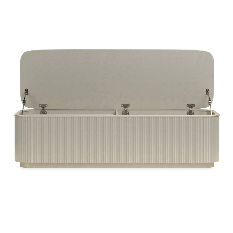 For The Love Upholstered Storage Bench