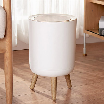 Berthenia Plastic Kitchen Trash Can - 34.07L