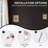 4 PCS (45.67" x 23.6" x 0.94" Each) Dual-Layer Thickened Acoustic Wall Panels, High Density Large Sound Proof Panels for Walls and Ceiling Decorative Panels- 29.9 sq. ft.-120342611-120342613