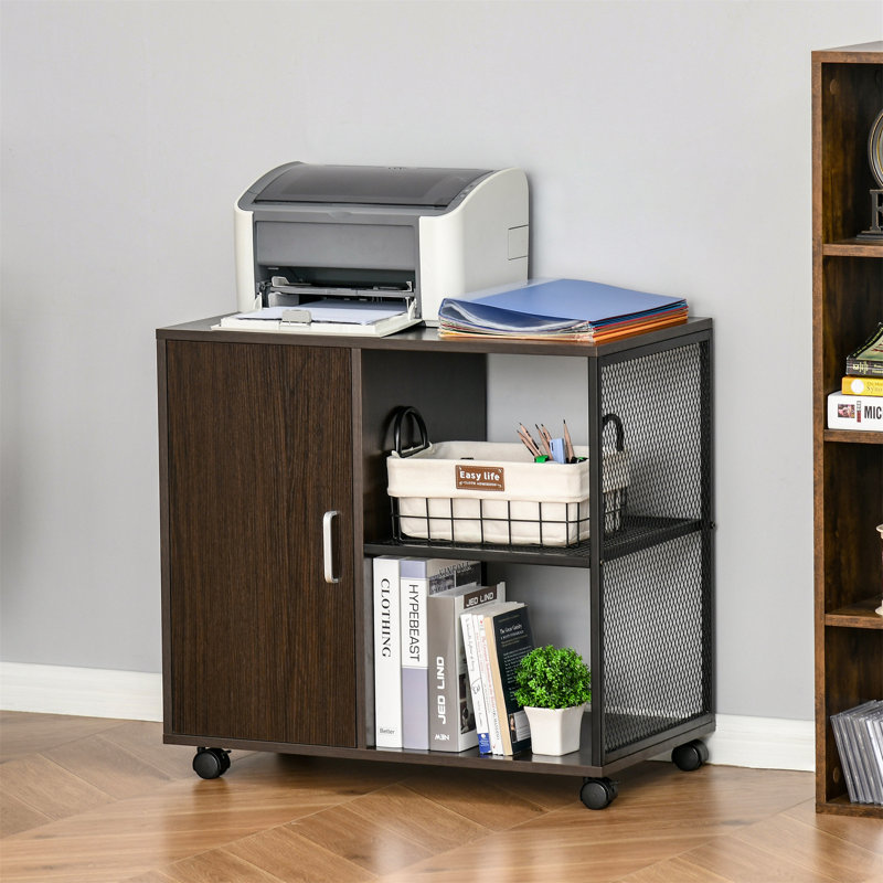 Omaury 70cm Wide 1 -Drawer File Cabinet, Brown