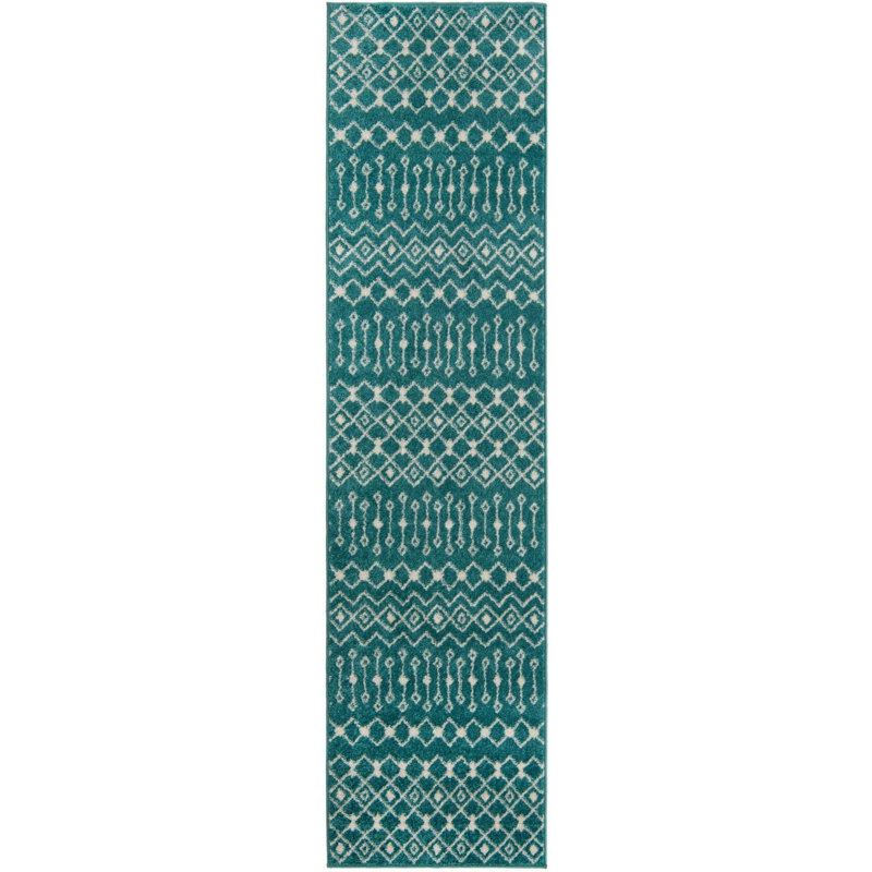 Geometric Indoor Rug, Runner 2'7" x 10'