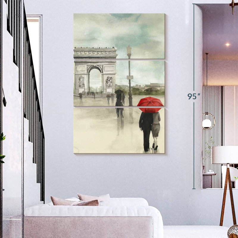 Rainy Day Lovers II, H 38 po x l 24 po