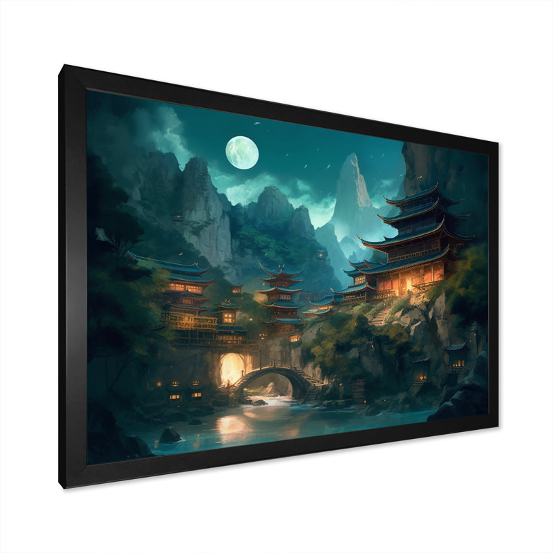 «Capturer Asia's Beauty I», reproduction d'art sur toile, Cadre photo noir, H 12 po x l 20 po x P 1 po