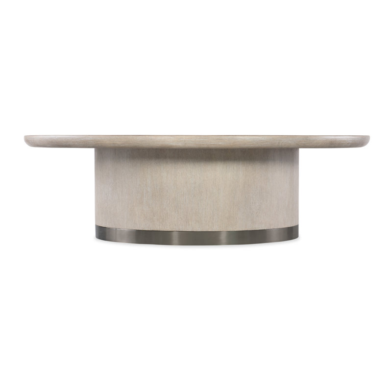 Modern Mood Round Cocktail Table, Light Diamond