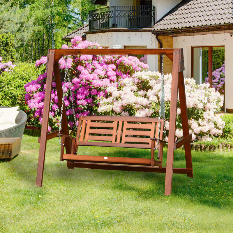 Balancelle d'extérieur 2 places en bois