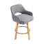Swivel Upholstered Bar Stool