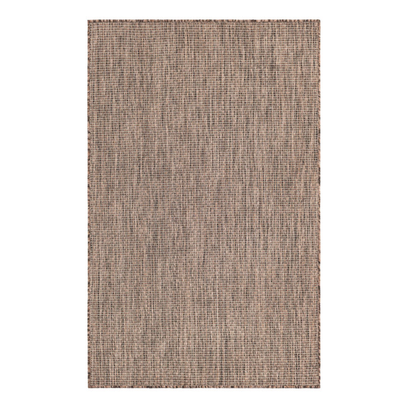 Tapis intérieur brun clair Abderus, Rectangle 3 pi 1 po x 5 pi 3 po