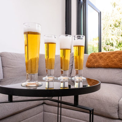 Libbey Stockholm Pilsner Beer Glasses, 15 oz.