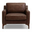 Fauteuil d'appoint en cuir véritable Sorrento-341914996