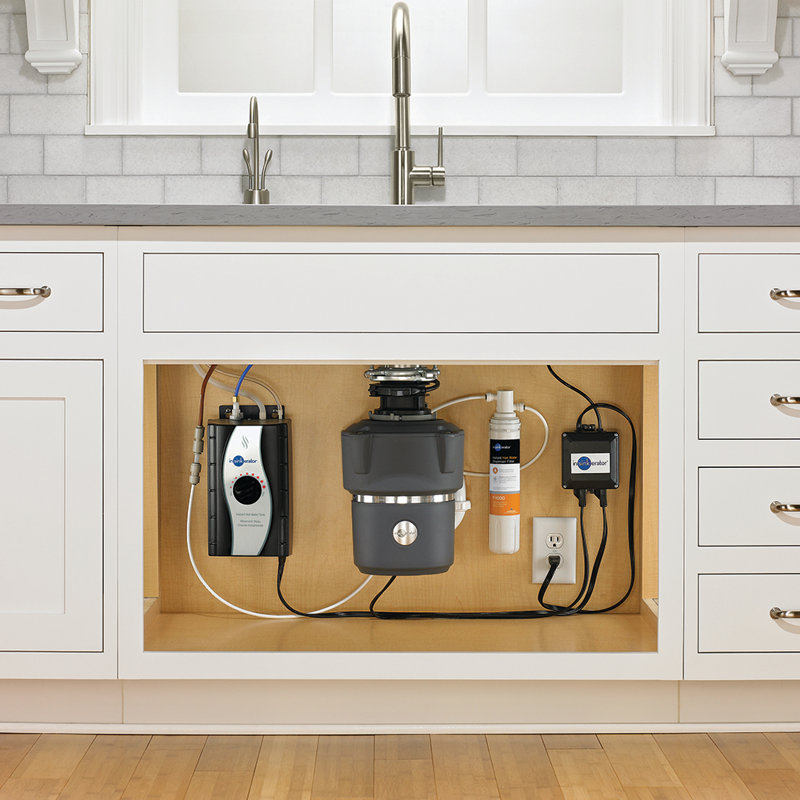 Evolution 3/4 HP Batch Feed Garbage Disposal, Power Cord Included