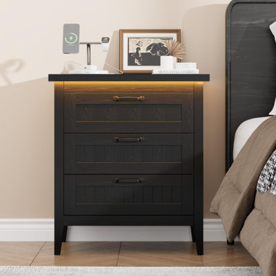 40cm W Bedside Table