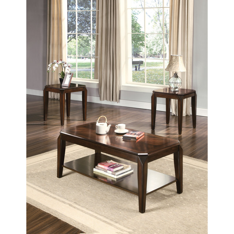 Paquet de 3 pièces (quantité de 1) avec ensemble de table de bout (quantité de 2)