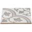 Carrelage de sol en porcelaine à bord droit simple 9 "x 9" Sintra