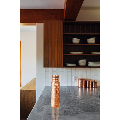 Perilla Home 34oz. Copper Water Bottle