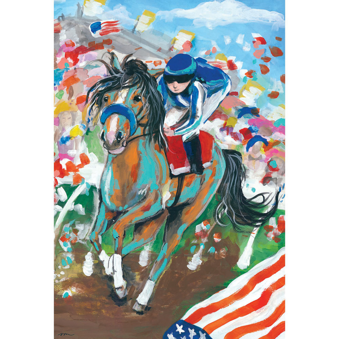 Carranza Double Sided 18'' H x 13'' W Polyester Garden Flag Alcott Hill®