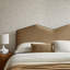 Tête de lit double en velours Cosette Performance en taupe-876476824-876476903