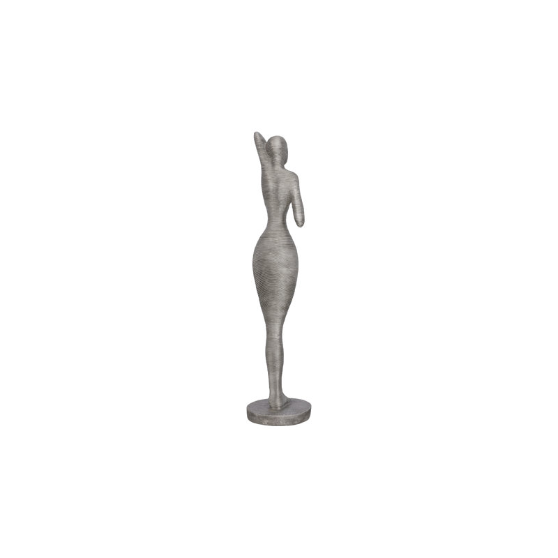 Admiring Standing Statue, Aluminum