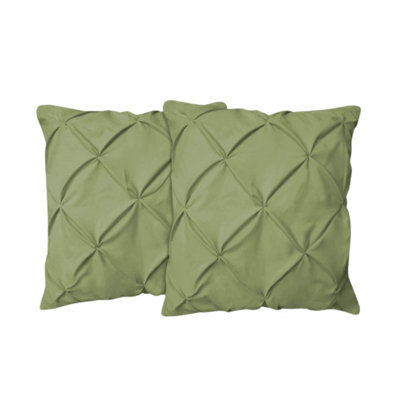 400TC Cotton Pintuck Sateen Solid Euro Sham