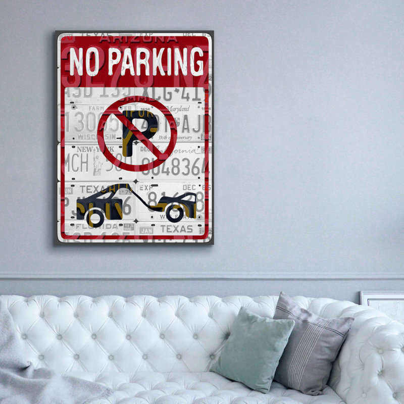 «Epic Graffiti» «No Stationnement» par Design Turnpike, art mural sur toile giclée, 18 po x 26 po