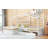 Twin Size House Platform Bed With Three Storage Drawers,White