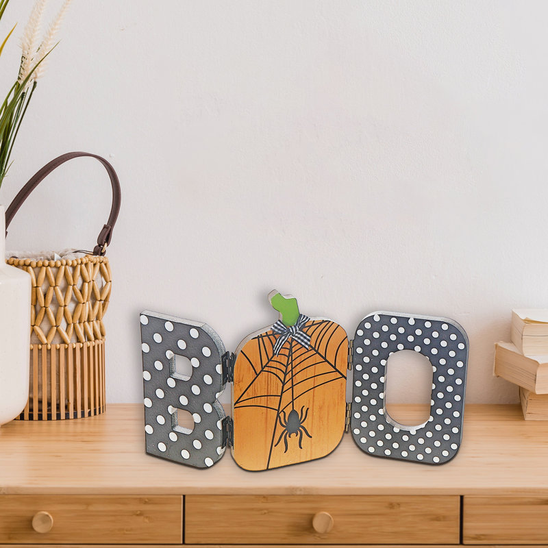 Enseigne de table pliante en bois Boo