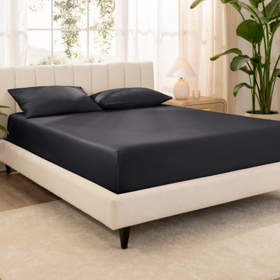 Organic Sateen Machine Woven Fitted Sheet