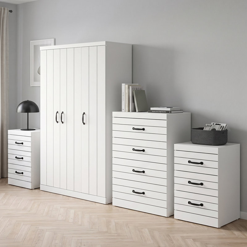 Allington 4 Piece Bedroom Set, White
