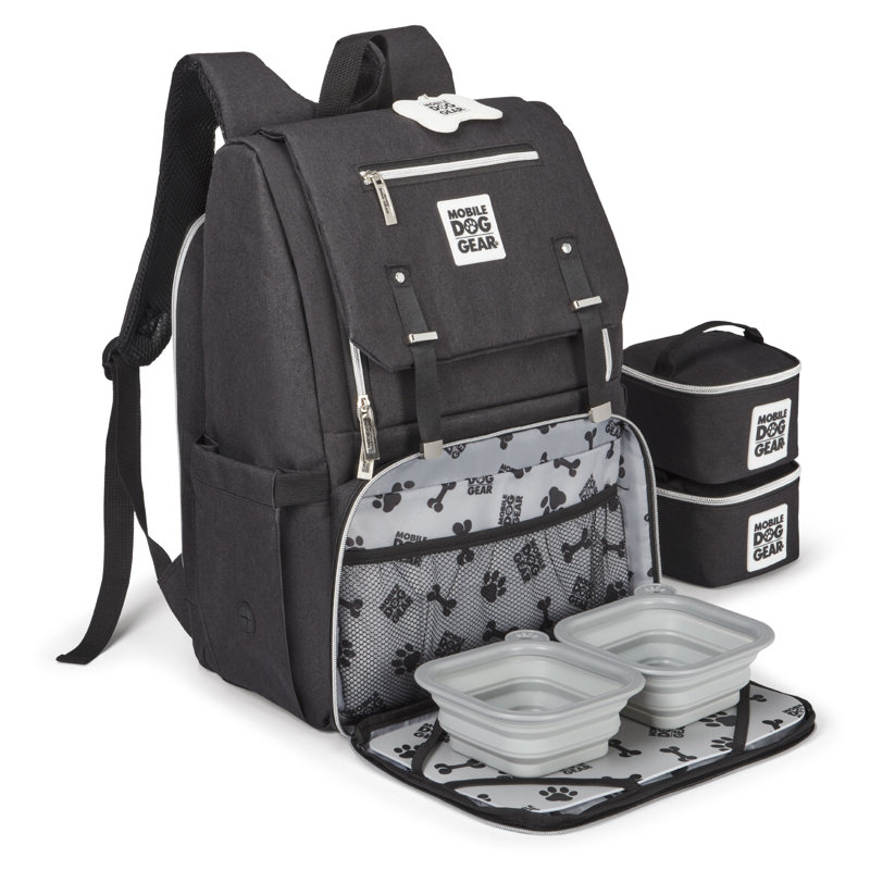 Mobile Dog Gear Ultimate Week Away Backpack, Black